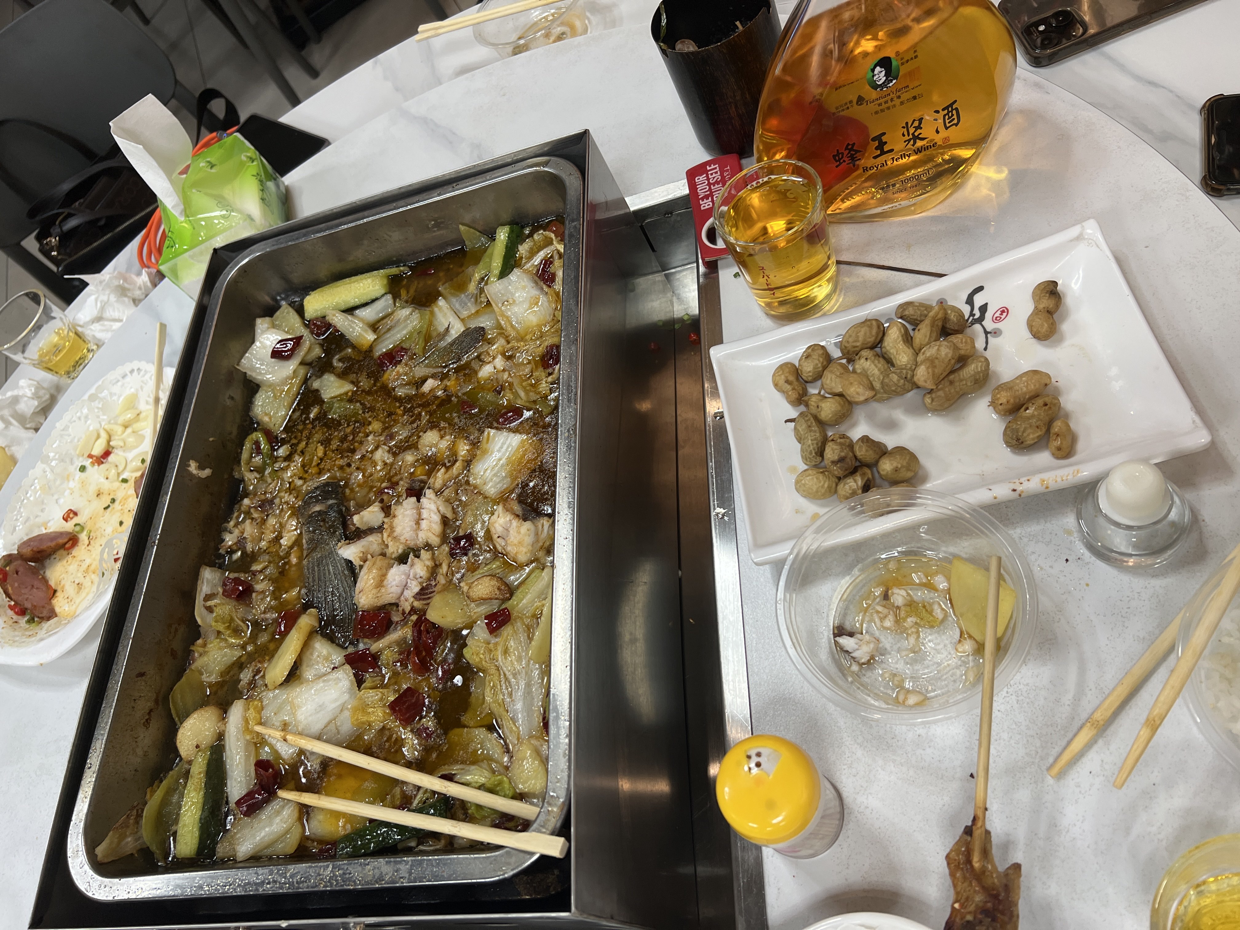 感谢雄哥光顾姜太婆烤鱼