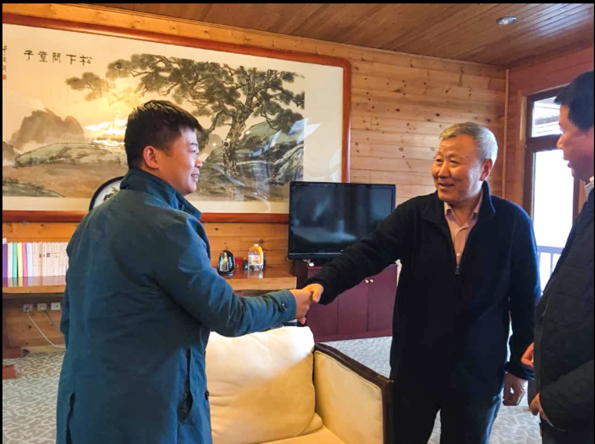 拜访汇源果汁集团朱新礼董事长