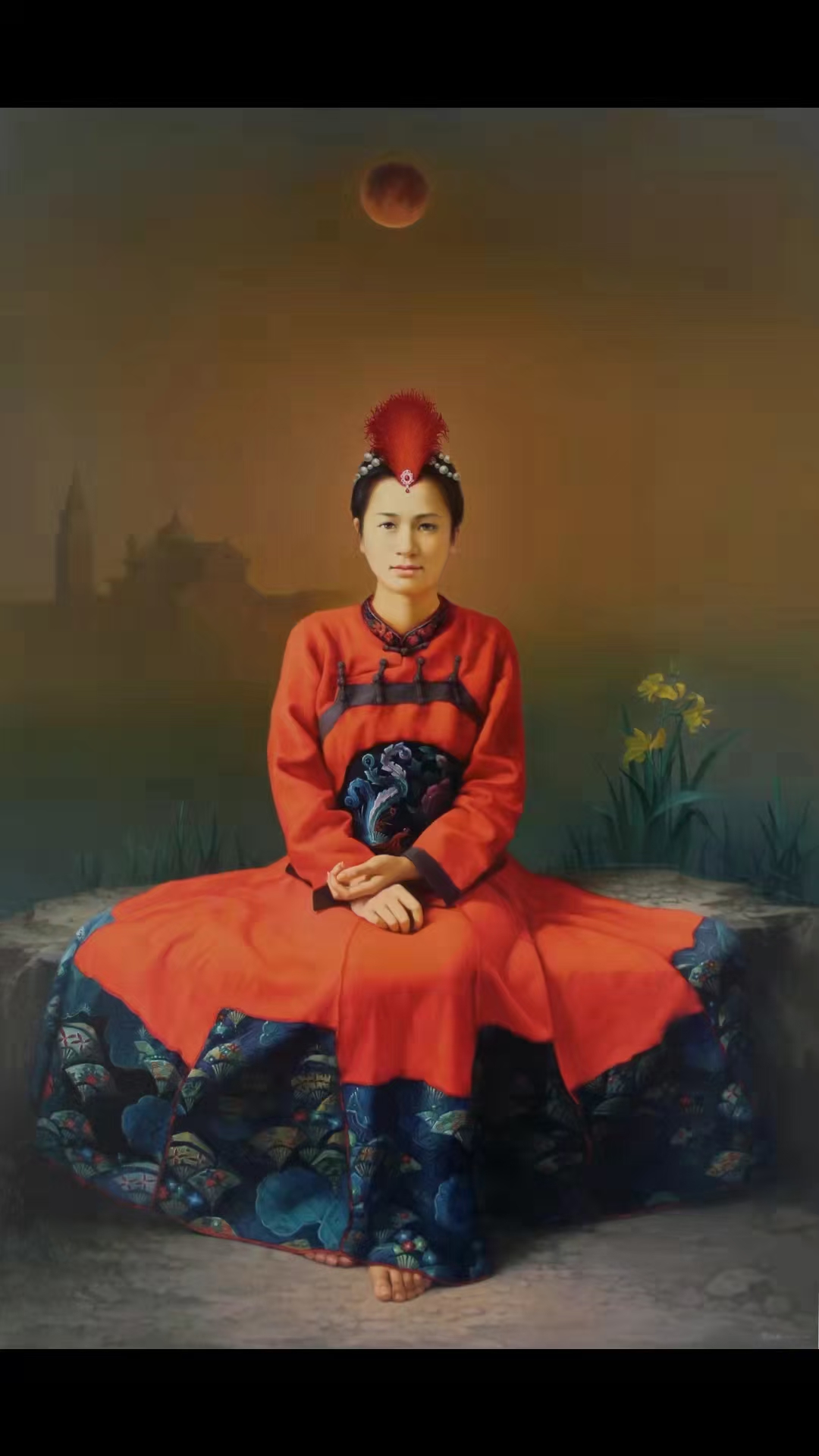 贾老师油画作品