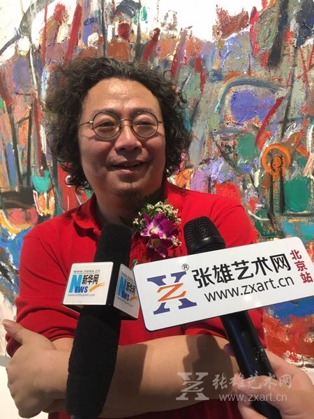 张雄艺术网釆访的艺术家