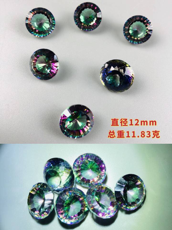 钻石，色彩鲜艳，硬度达到10级