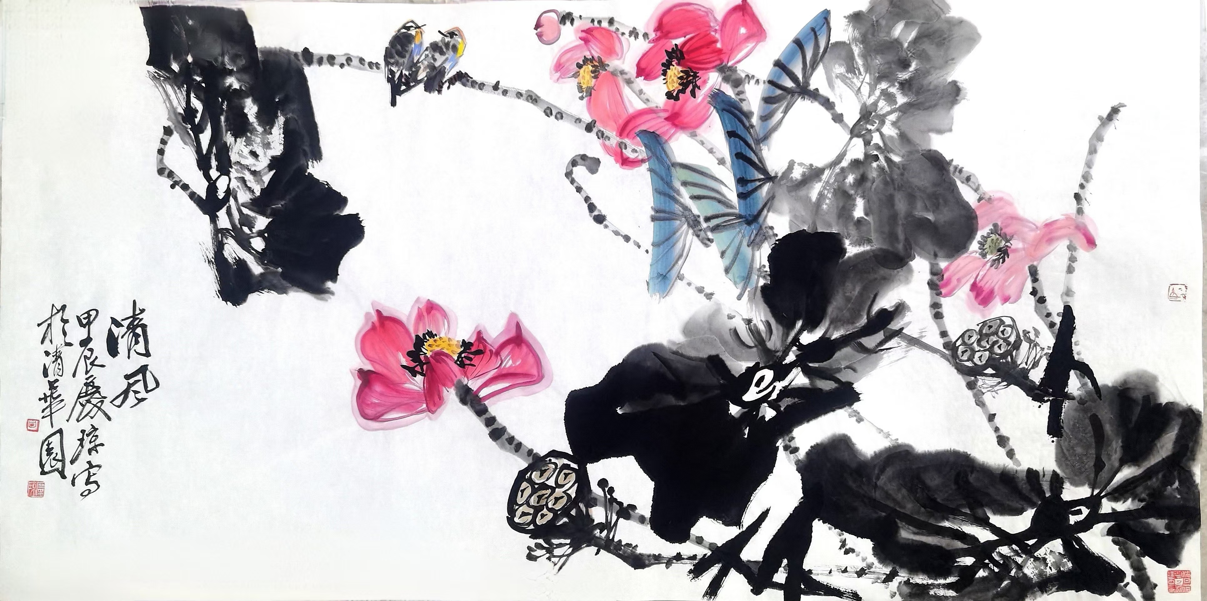 《清风》68X136Cm
​