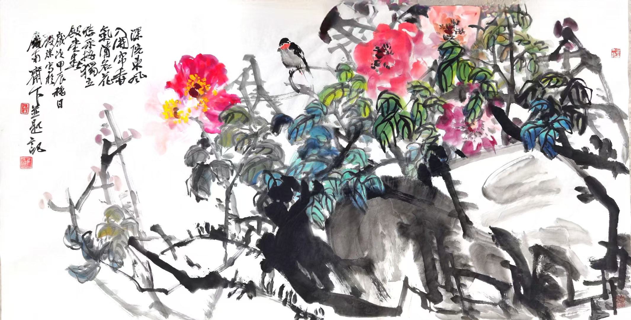 《独立殿堂春》68x136㎝