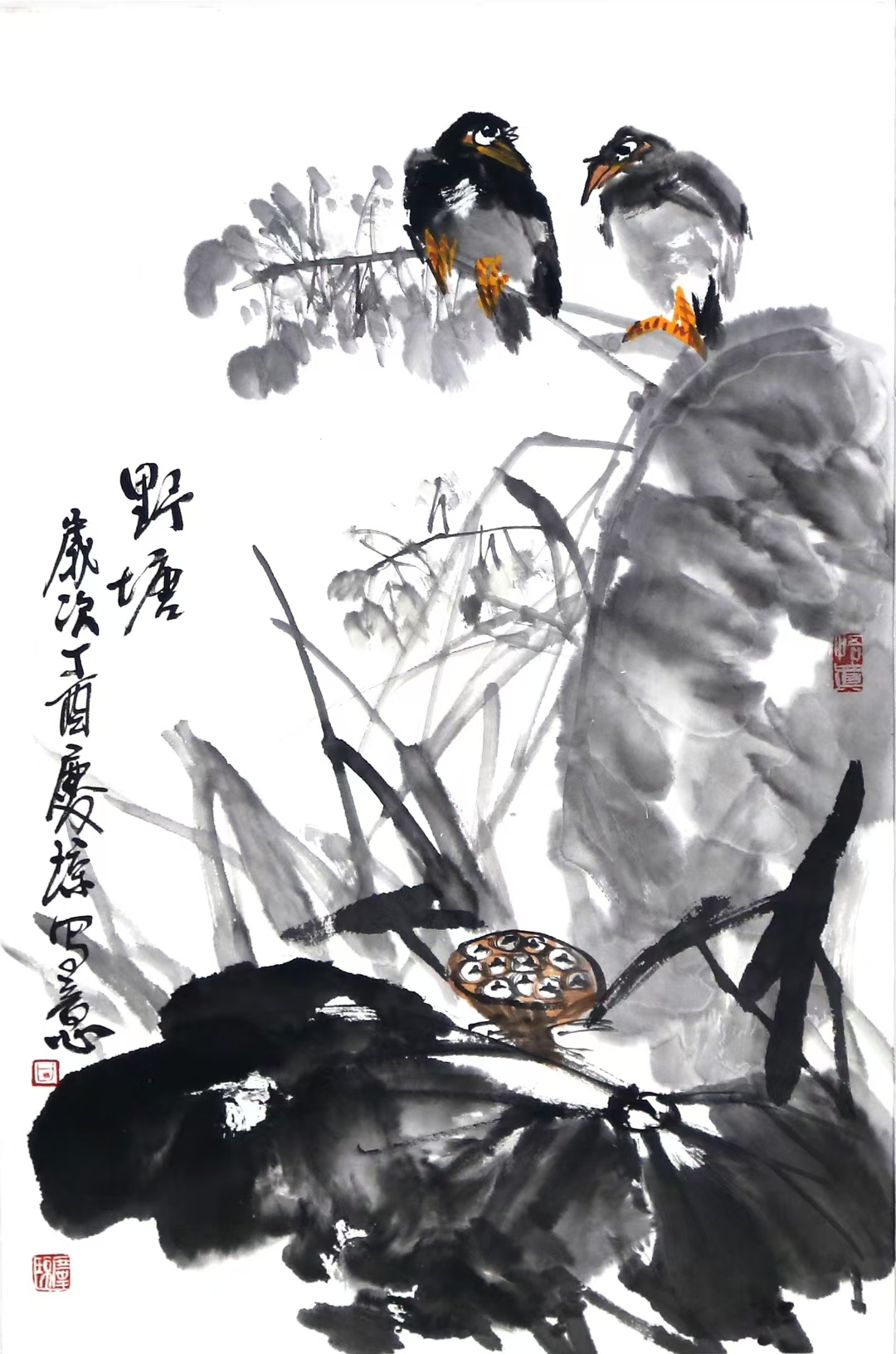 甘庆琼荷花题材作品欣赏（一）