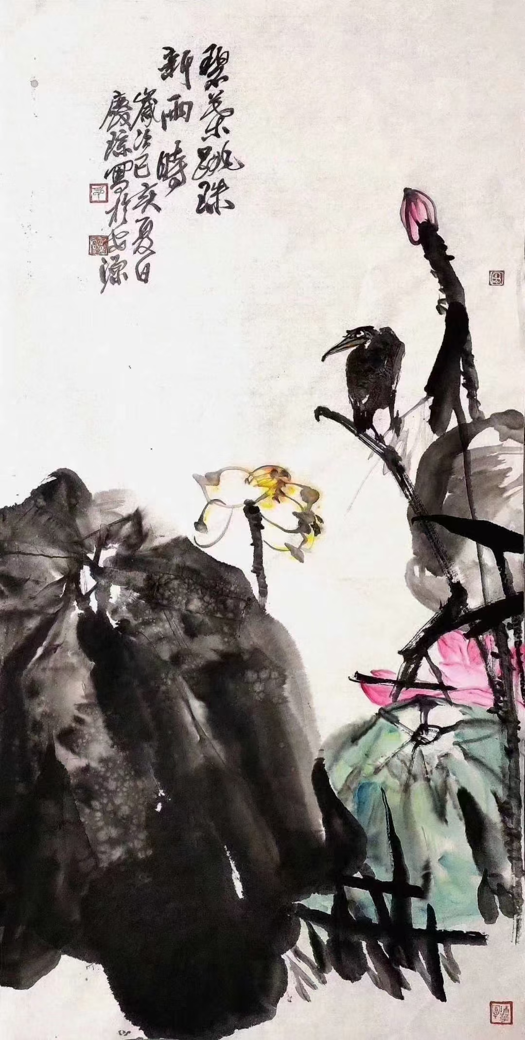 文脉漫游~甘庆琼荷花题材作品之七