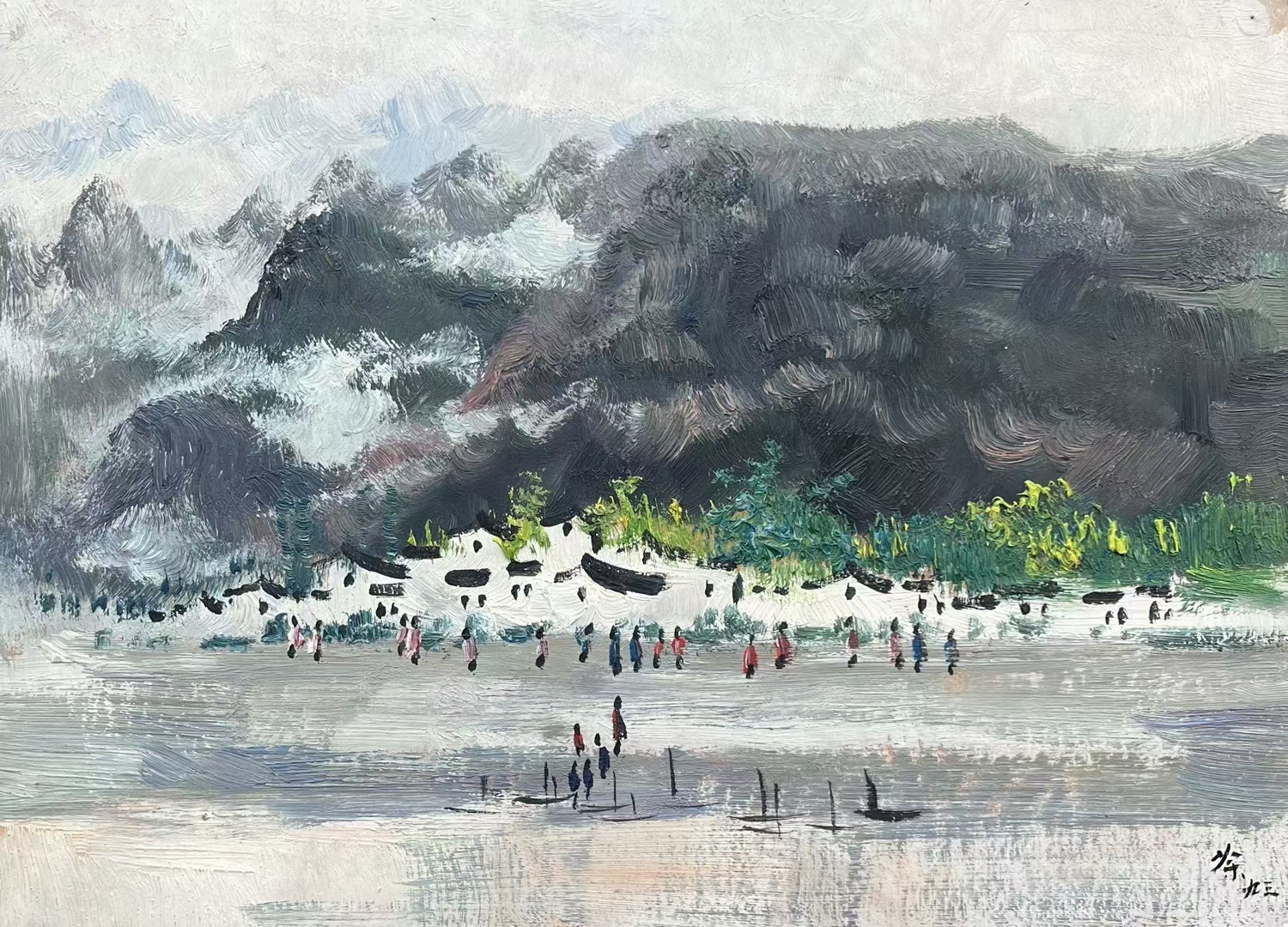 吴冠中油画