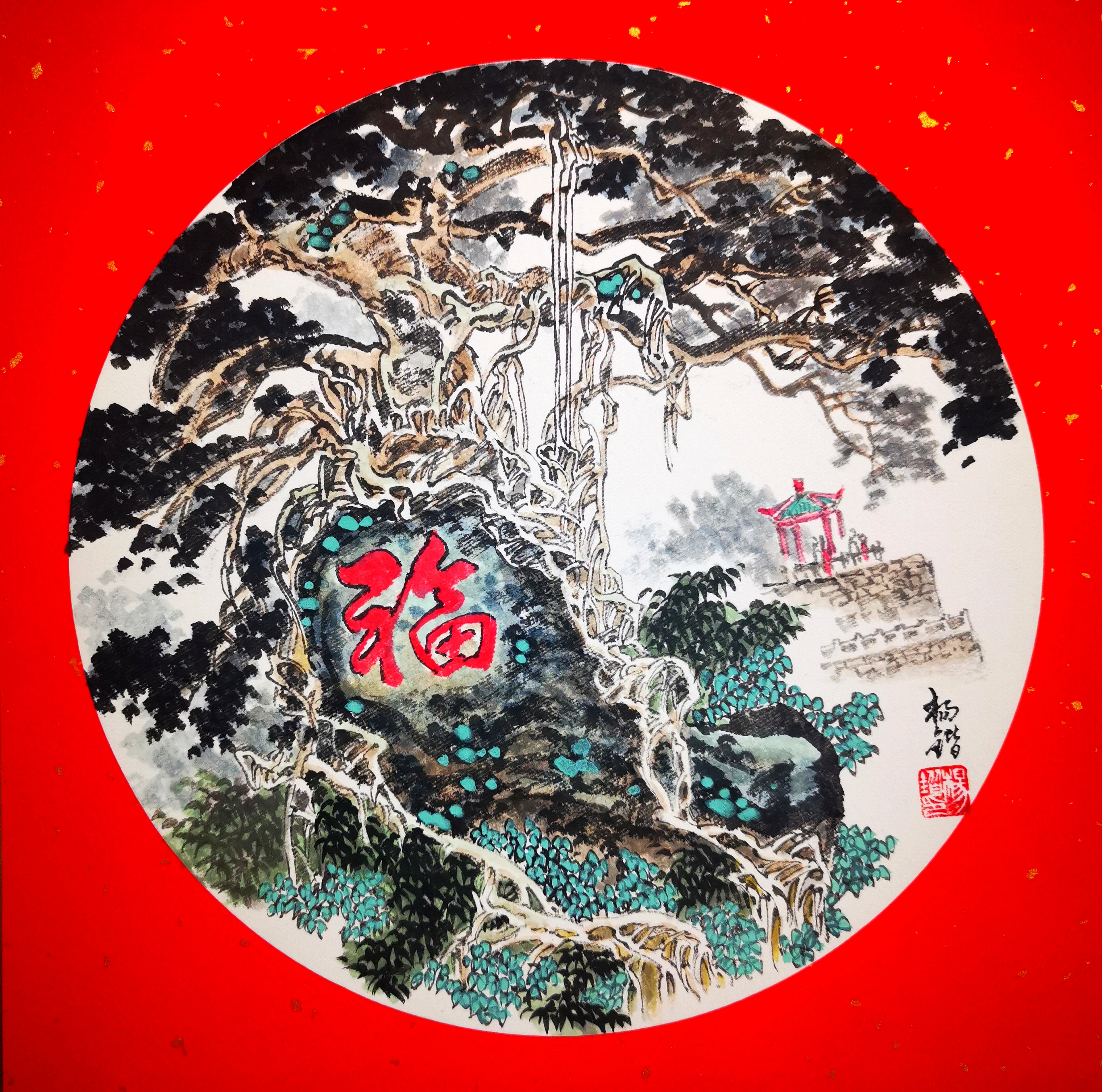 这二天完成的2025年年掛历画