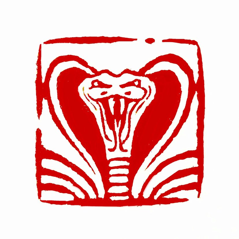 【一日一印*祥蛇献瑞】“祥蛇献瑞”是一个富含吉祥寓意的短语，其中“祥蛇”指的是吉祥的蛇，“献瑞”则表
