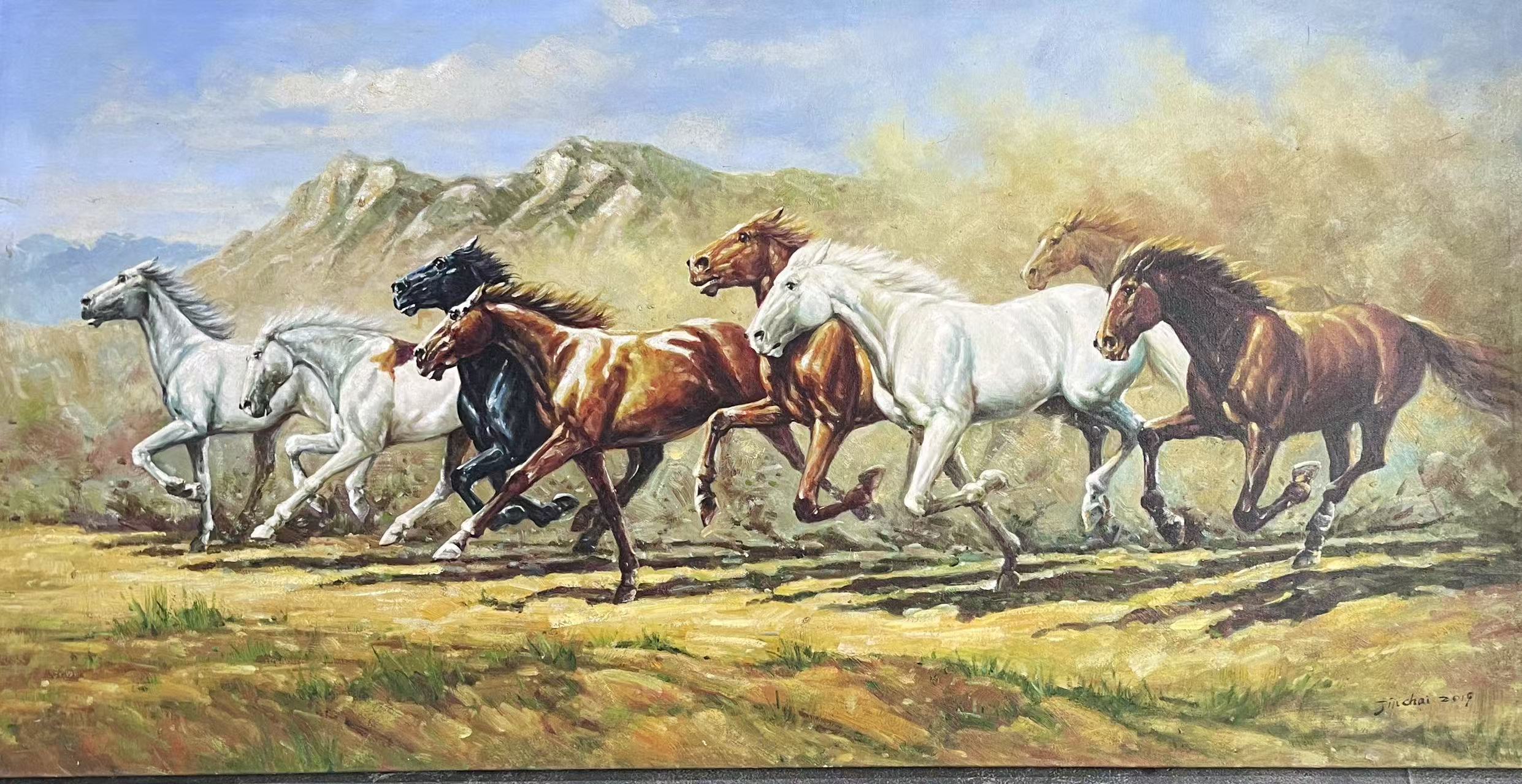 林金钗老师作品《自由与力量》