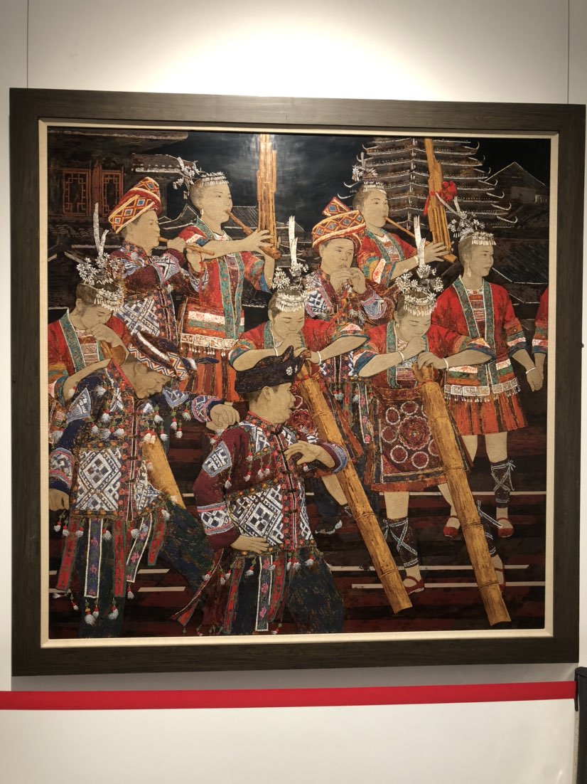漆画作品欣赏在厦门举行