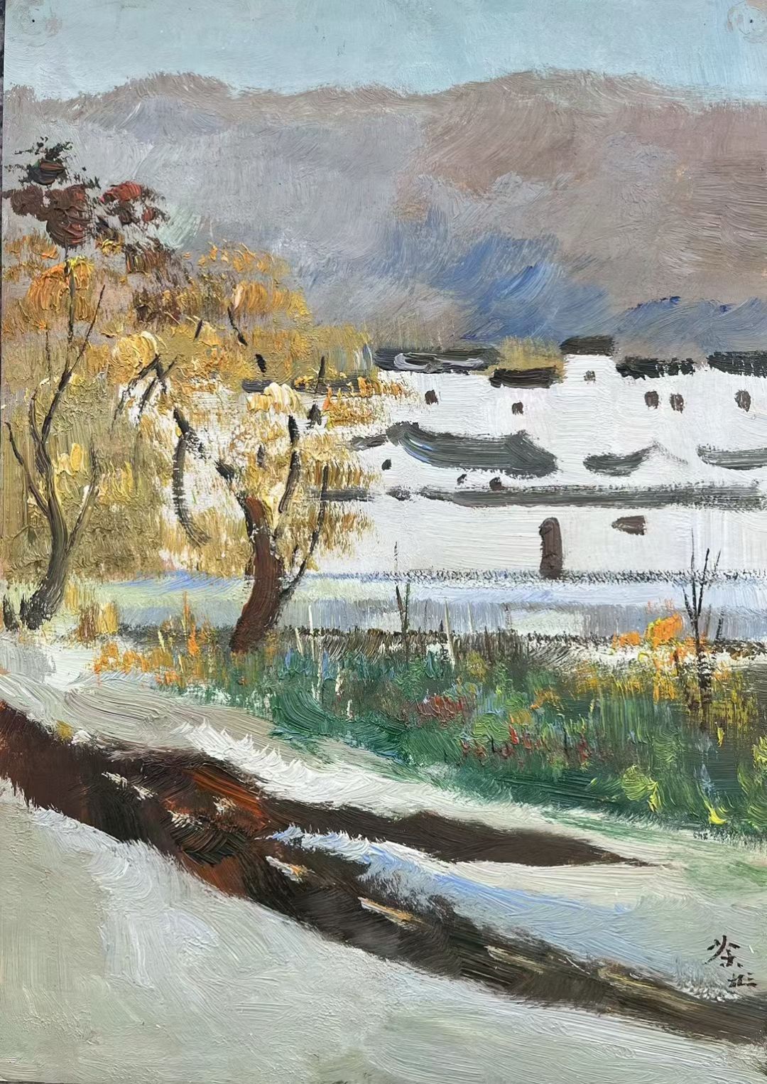 吴冠中油画