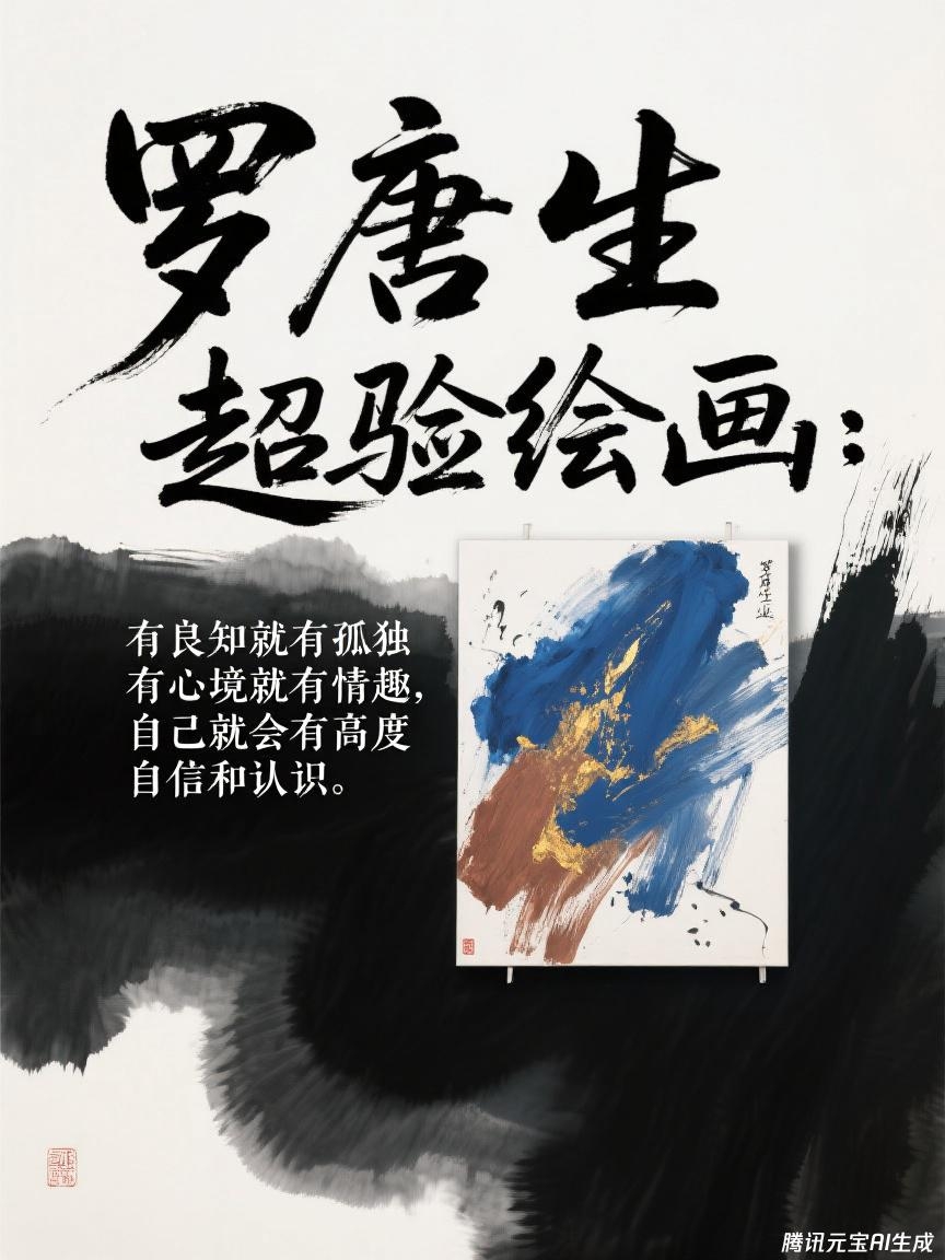 香港书画院院长研究：
雨水与文曲星：在不通的褶皱里寻找通透
罗唐生

一、阳台上的水：

一场微型宇
