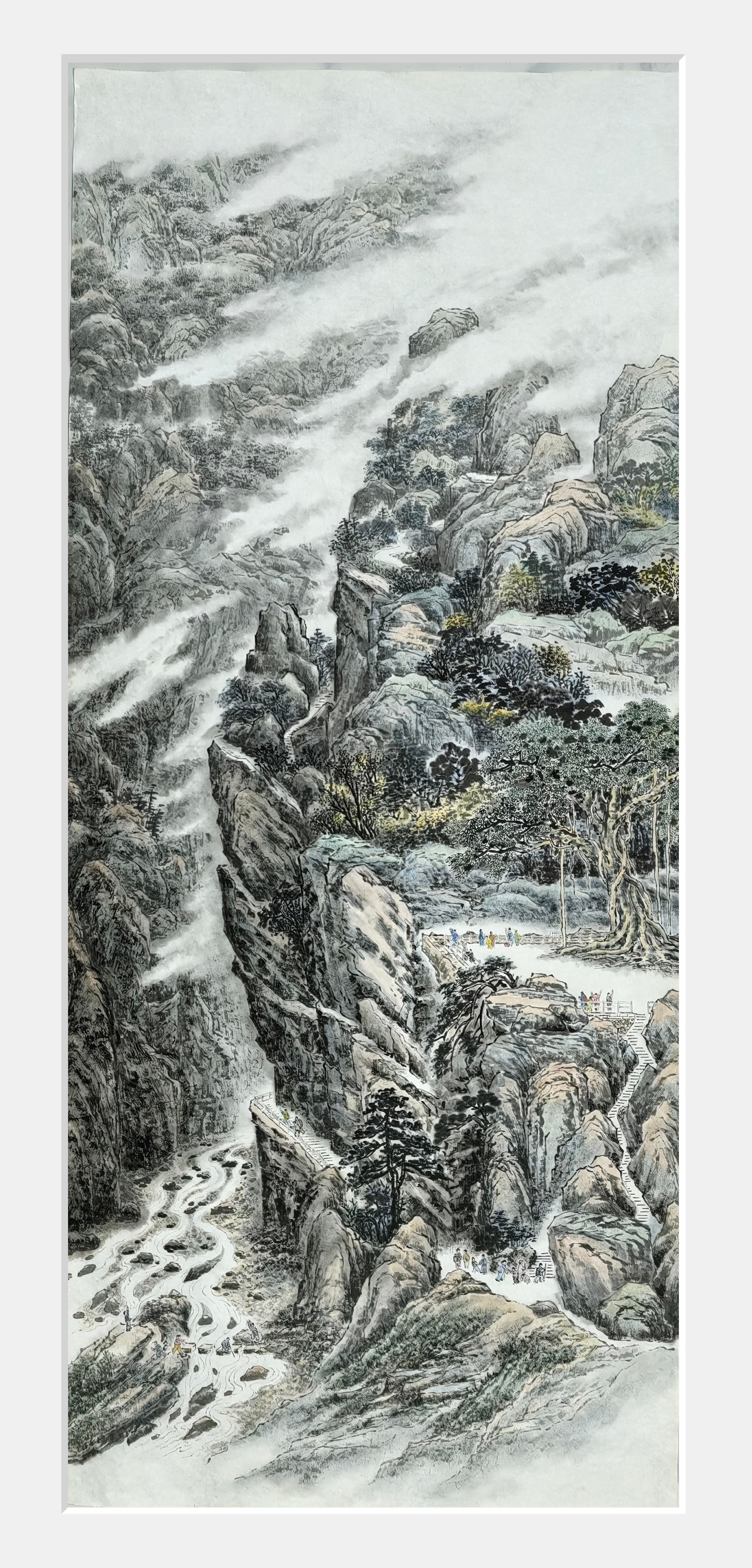 汪忠纯山水画作品之一
