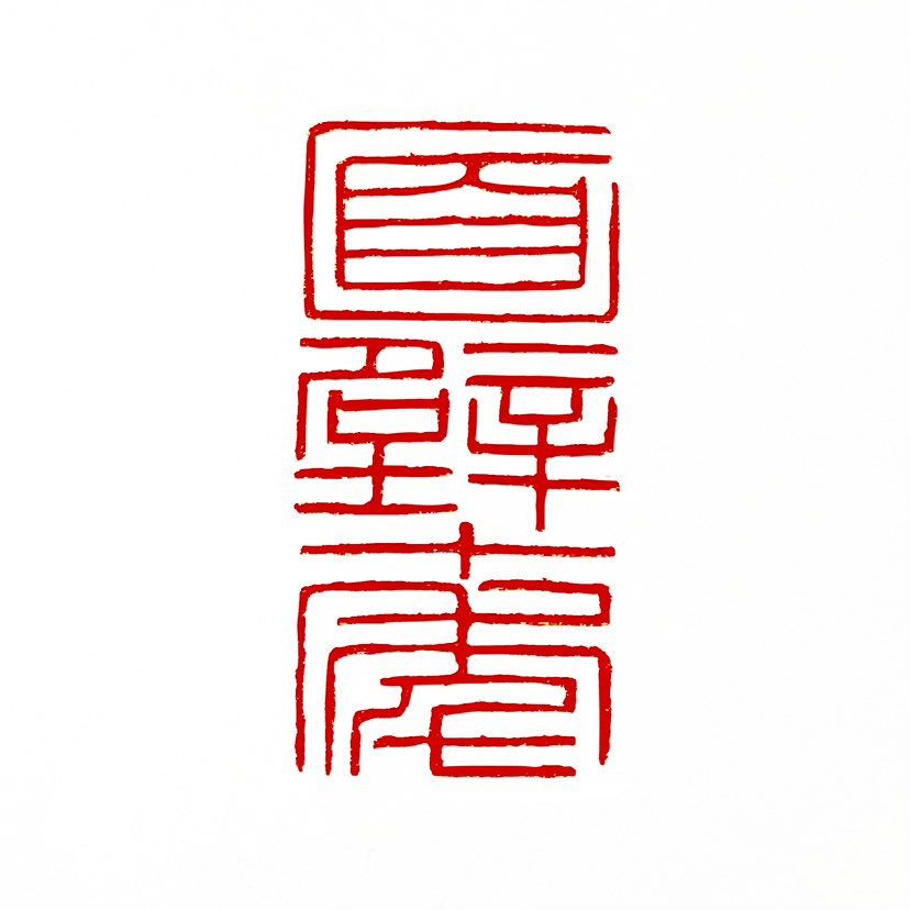 【一日一印*面壁十年】“面壁十年”出自周恩来的《大江歌罢掉头东》，原句为“面壁十年图破壁”，意为‌用