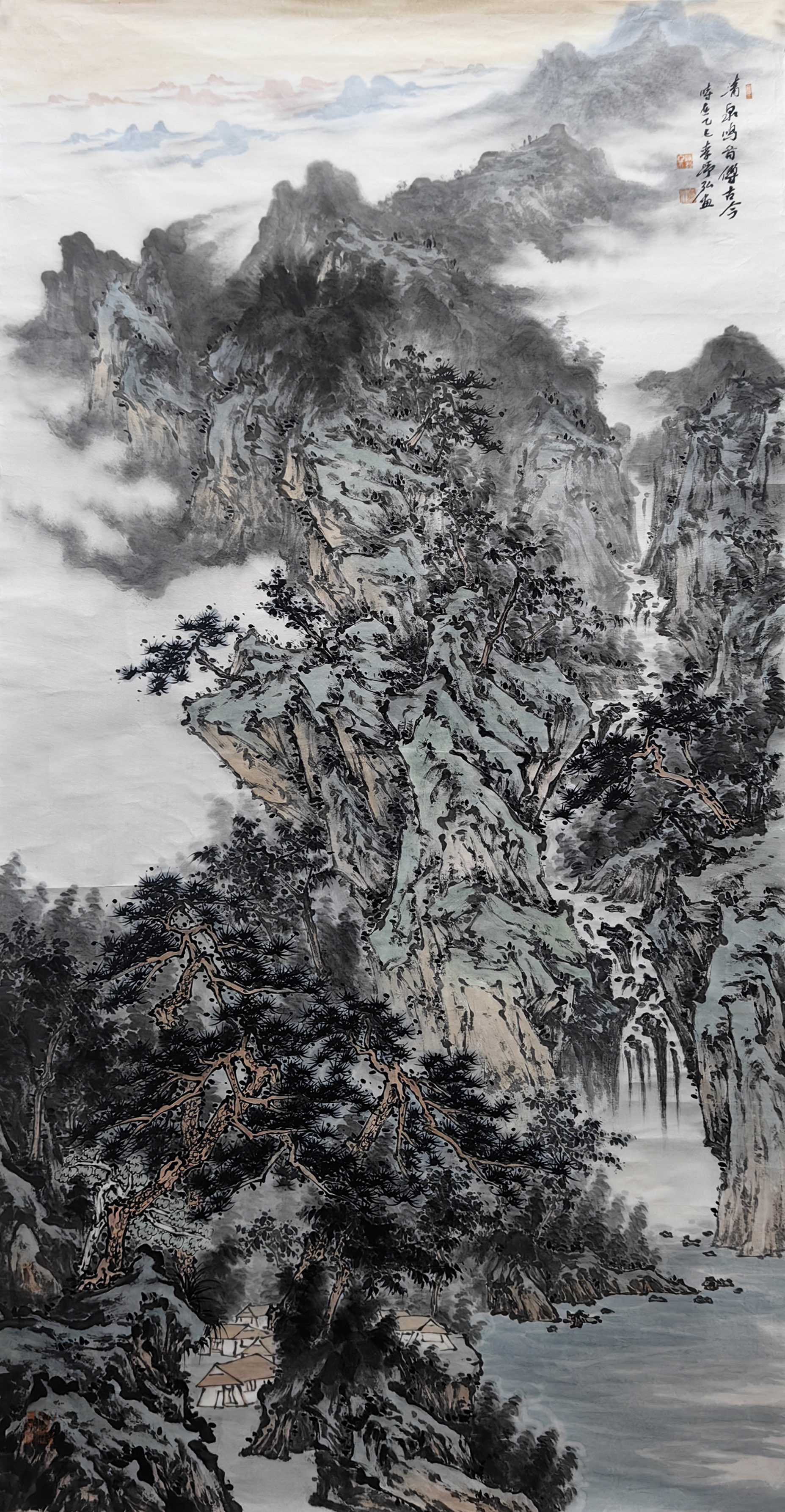 李净弘老师作品真迹保真收藏13366125584合影视频保真