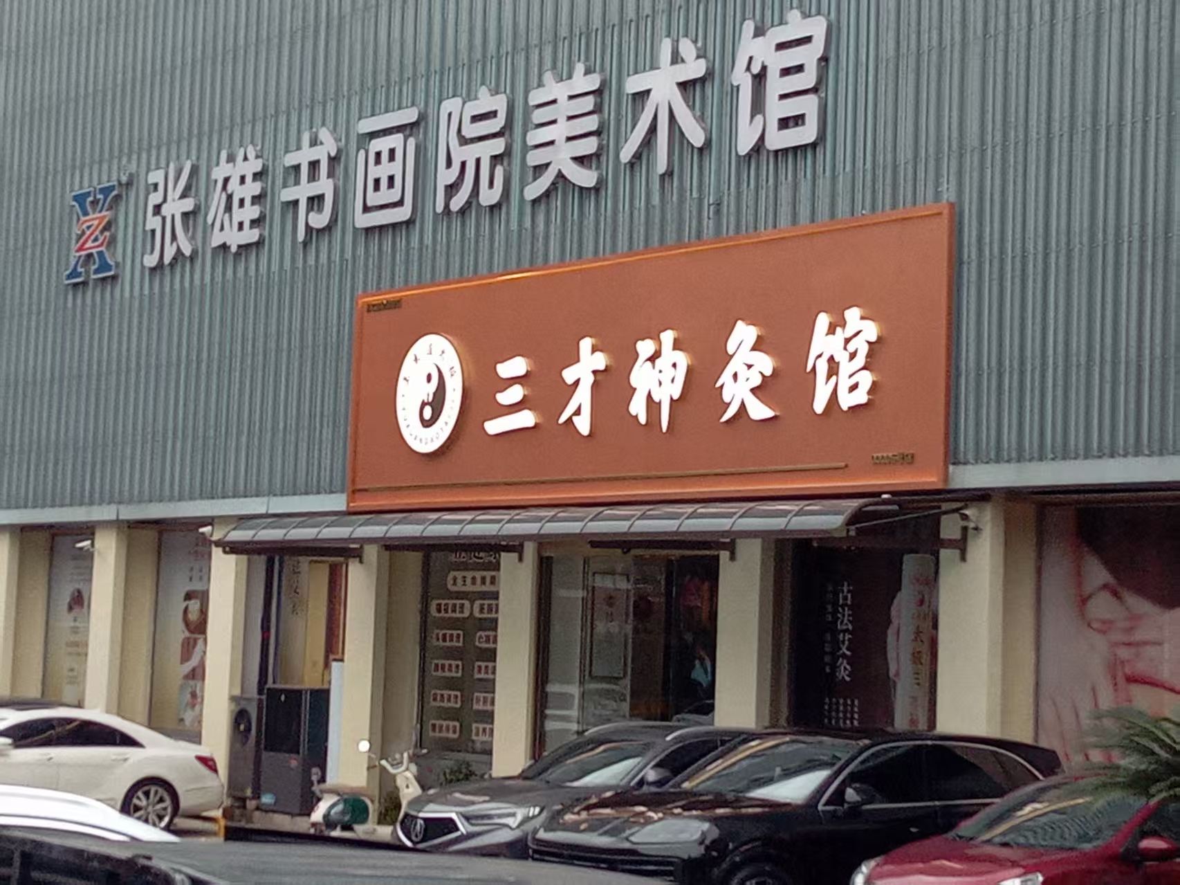 《张雄书画院美术馆》
墨韵穿廊，丹青映壁
一馆藏纳天地气
枯笔皴擦似闻山峦呼吸
生宣晕染犹见江海凝光