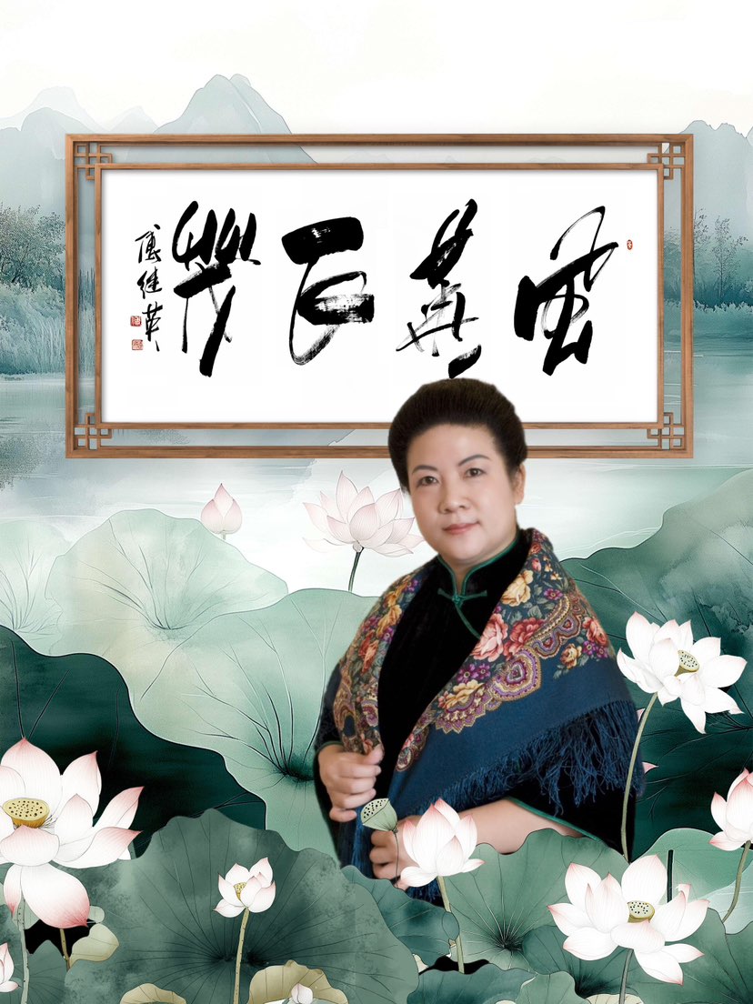 傅继英书法：风华正茂。寓意生命处于最昂扬的阶段。风华，是才情、气度与梦想并盛；正茂，是年岁、精力与可